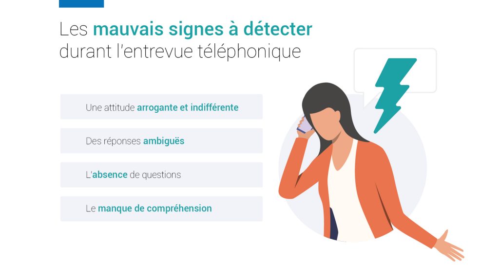 Les mauvais signes à détecter durant un entretien téléphonique